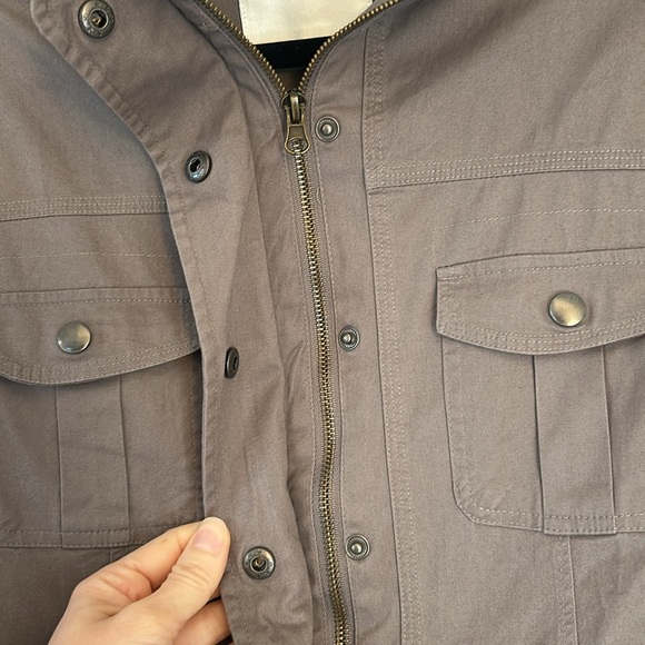 Thread & Supply Brownish Gray Utility Jacket size XL NWOT - Picture 4 of 10